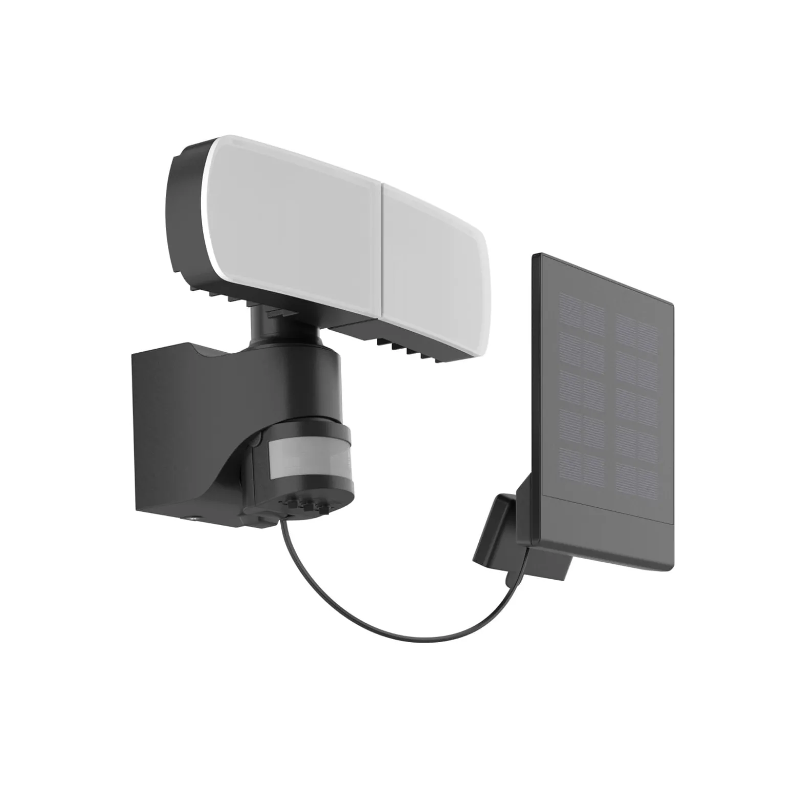 Arcchio Lissano LED-Solar-Wandstrahler mit Sensor