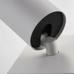 Arcchio Strahler Brinja, weiß, eckig, Ø 6 cm, 1-flg., GU10
