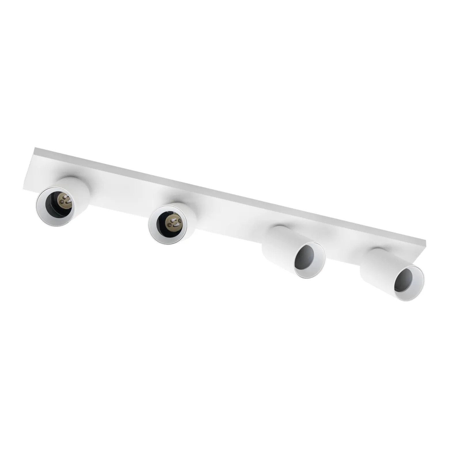 Arcchio Strahler Brinja, weiß, eckig, Ø 7 cm, 4-flg., GU10