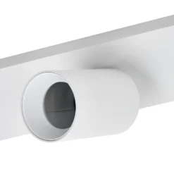 Arcchio Strahler Brinja, weiß, eckig, Ø 7 cm, 4-flg., GU10