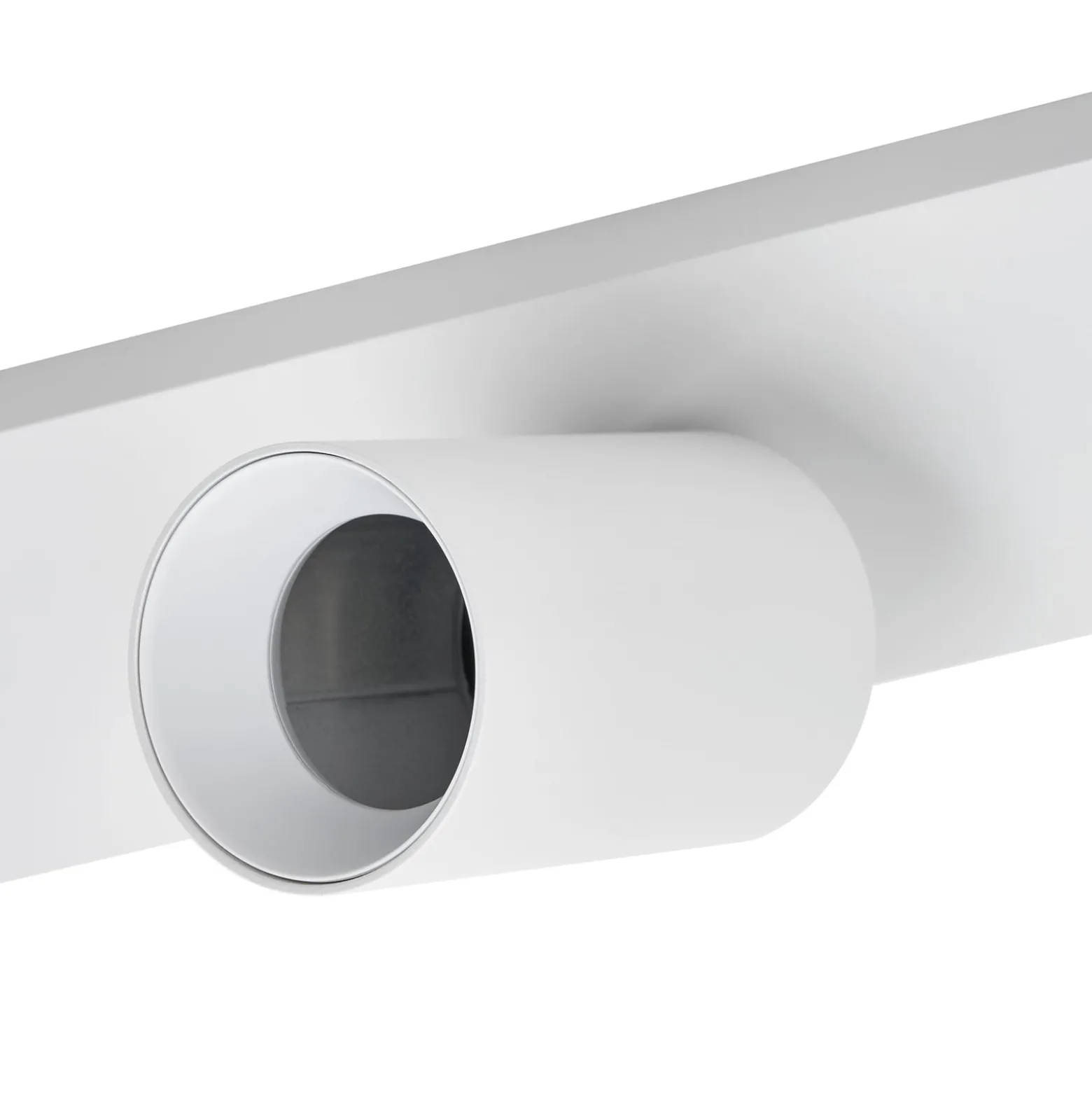 Arcchio Strahler Brinja, weiß, eckig, Ø 7 cm, 4-flg., GU10