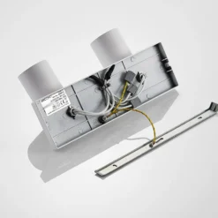 Arcchio Strahler Brinja, weiß, eckig, Ø 6 cm, 2-flg., GU10