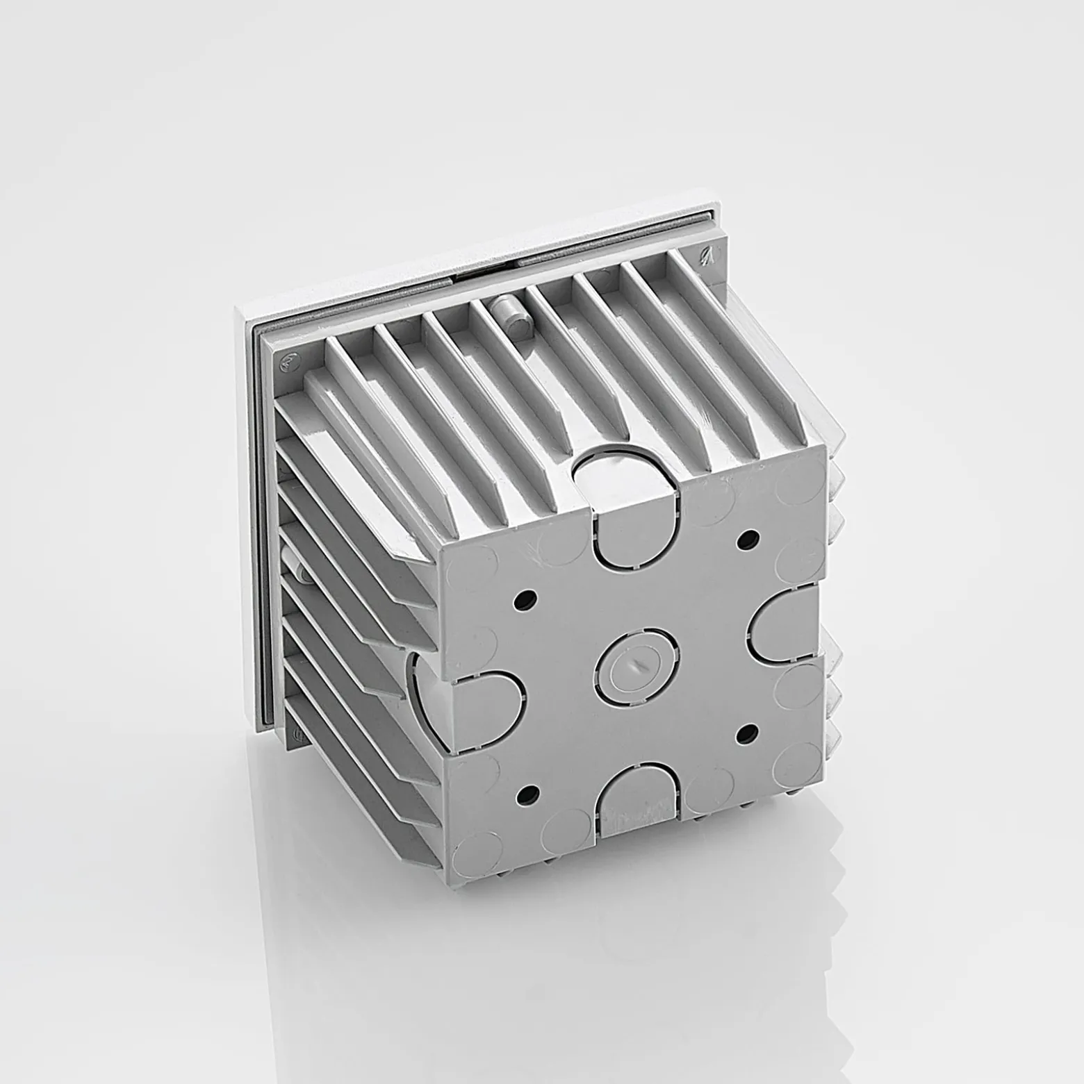 Arcchio Wandeinbauleuchte Zamo, G9, weiß, 12cm, Metall, IP65