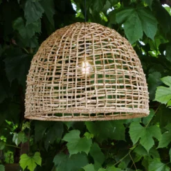 Außenhängeleuchte Cebu, Lampakanay, Ø 57 cm, Stecker, IP44