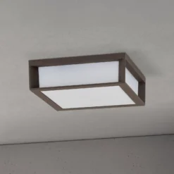 Außenleuchte Henry, corten, Alu-Druckguss, E27, IP44