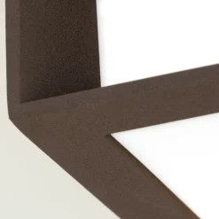 Außenleuchte Henry, corten, Alu-Druckguss, E27, IP44