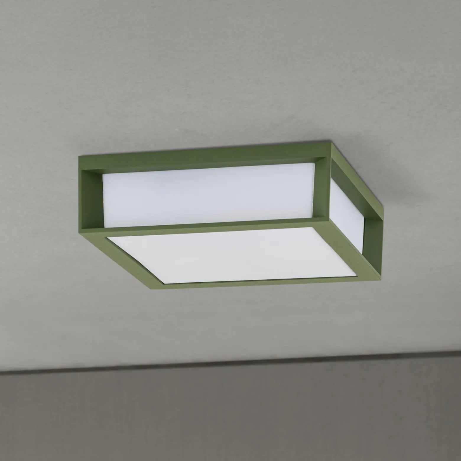 Außenleuchte Henry, grün, Alu-Druckguss, E27, IP44