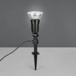 Außenstrahler Caceres, schwarz, Kunststoff, IP44, neigbar