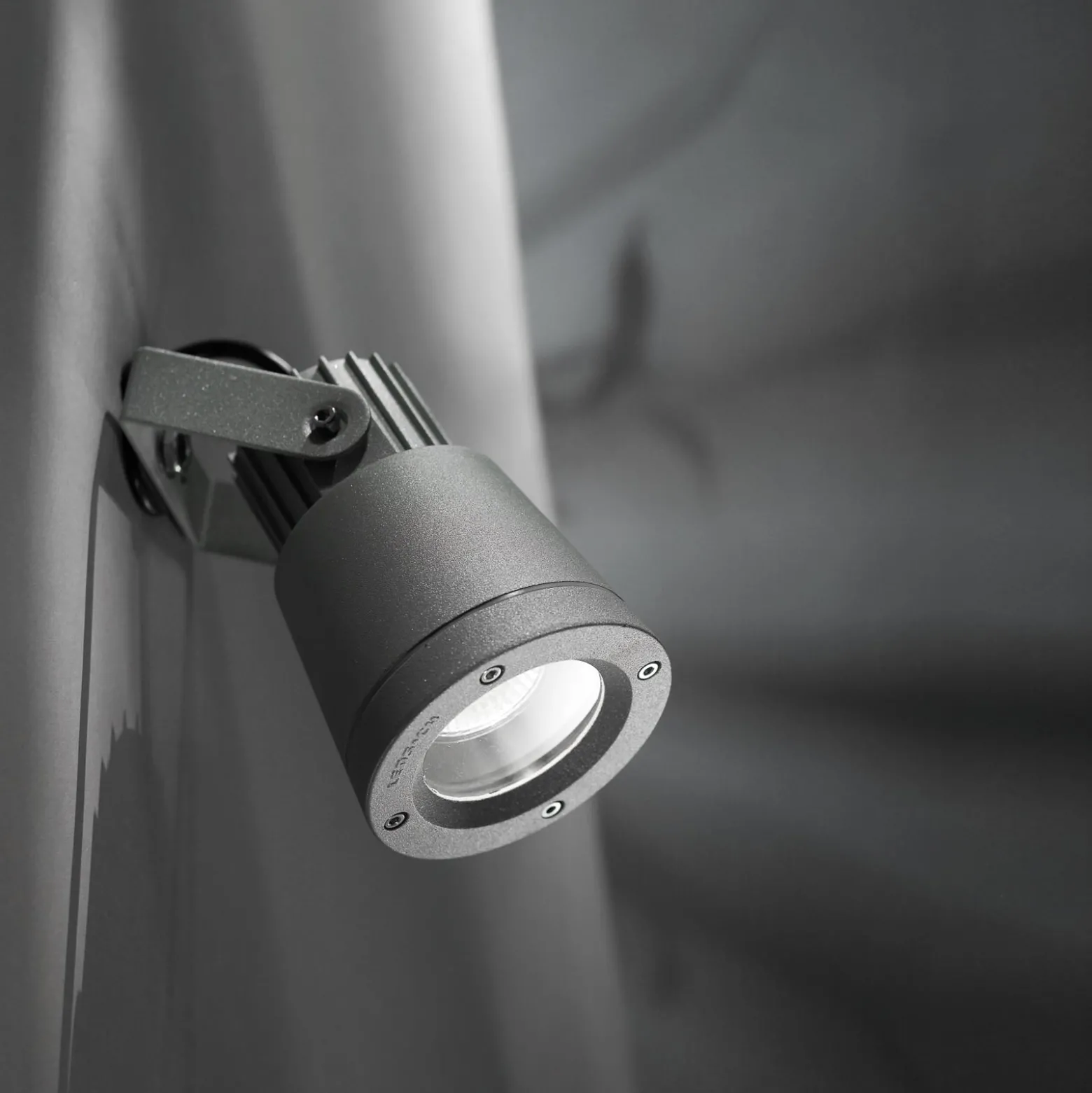 Außenstrahler Hubble, grau, GU10, Aluminium