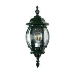 Außenwandlampe Andrew Kristallglas stehend grün