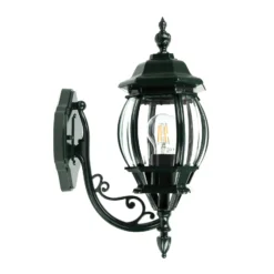 Außenwandlampe Andrew Kristallglas stehend grün