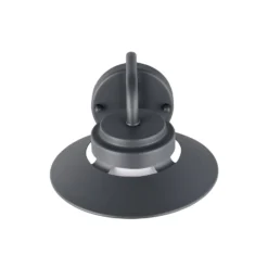 Außenwandlampe Atrato, anthrazit, Ø 20 cm, Metall