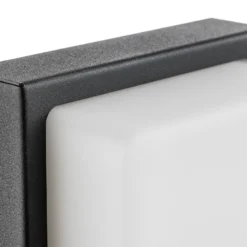 Außenwandlampe Babett E27 mit Sensor graphit