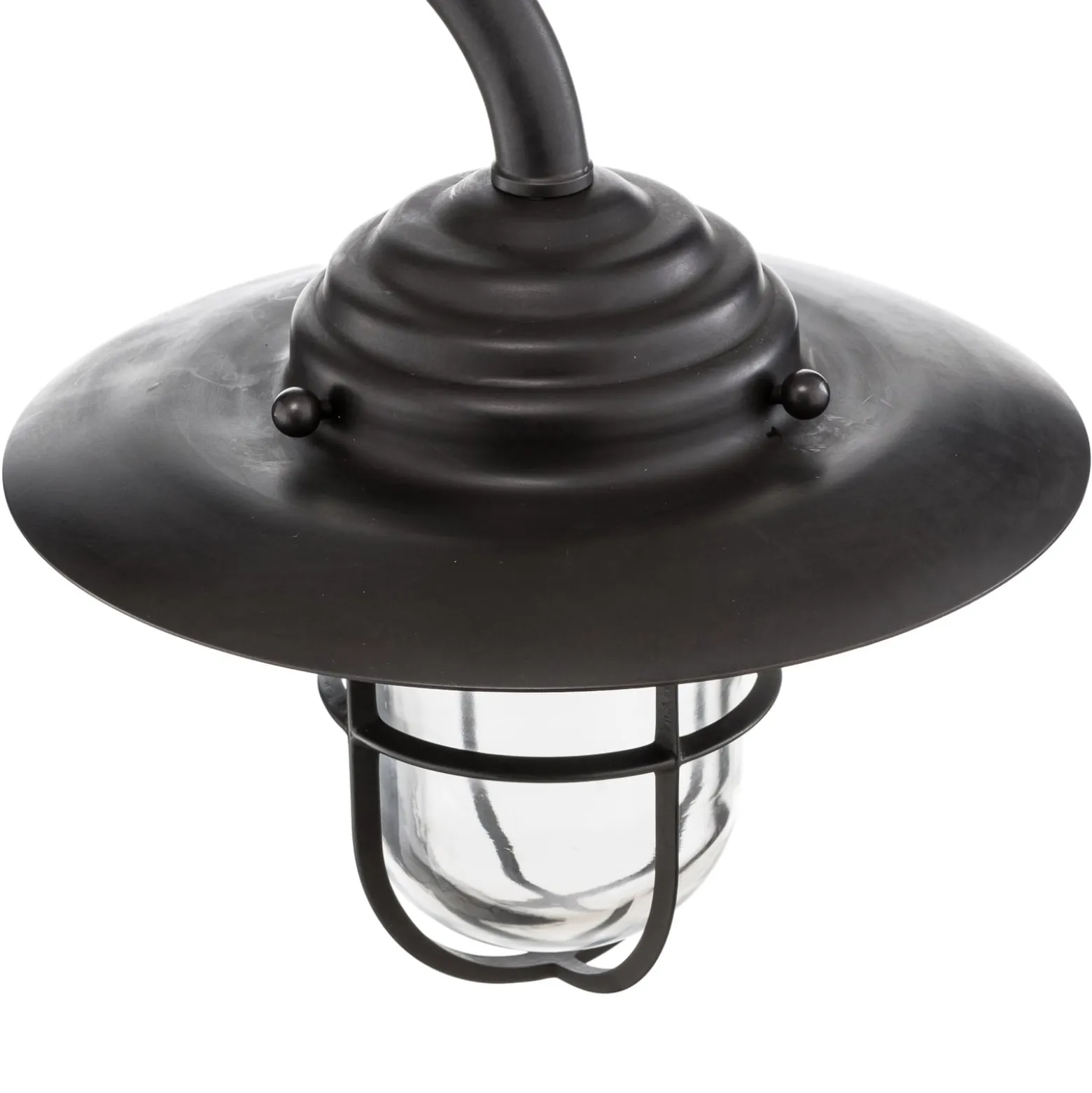 Außenwandlampe Chalet Gitter Messing brüniert klar