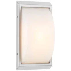 Außenwandlampe 052, Edelstahl, Glas, Bewegungsmelder