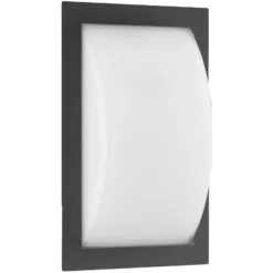 Außenwandlampe Ivett, anthrazit, E27, Bewegungsmelder