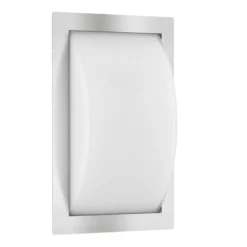 Außenwandlampe Ivett E27 Edelstahl mit BWM