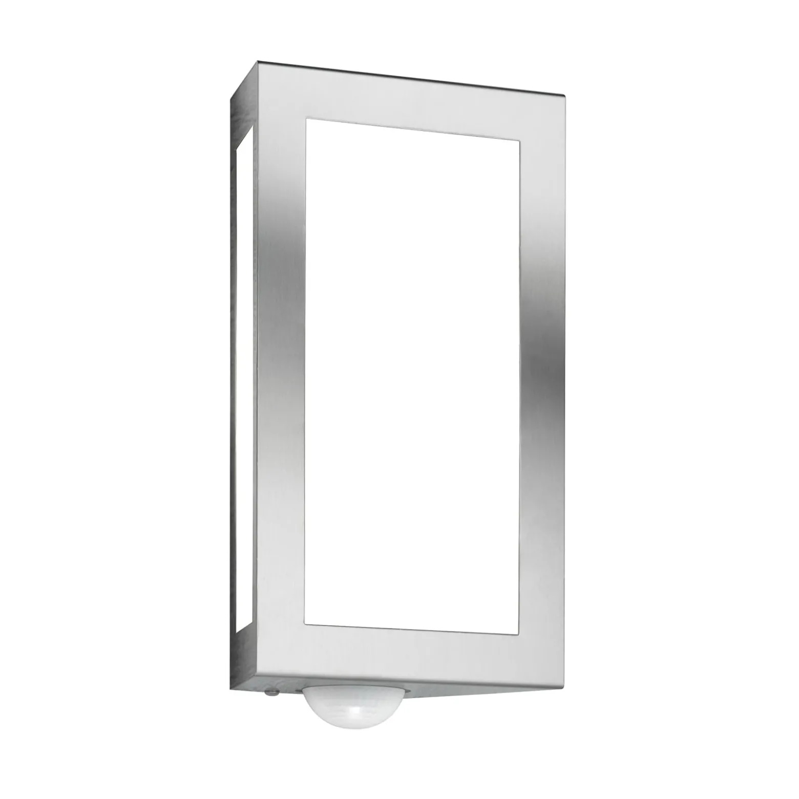 Außenwandlampe Long aus Edelstahl mit Sensor