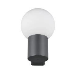Außenwandlampe Mures, anthrazit, Höhe 28 cm, Metall