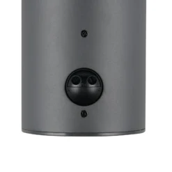 Außenwandlampe Mures, anthrazit, Höhe 28 cm, Metall, Sensor