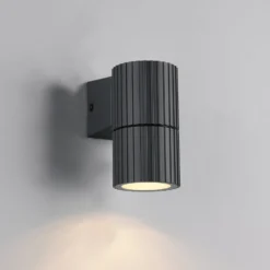 Außenwandlampe Parana, anthrazit, Höhe 11 cm, Metall