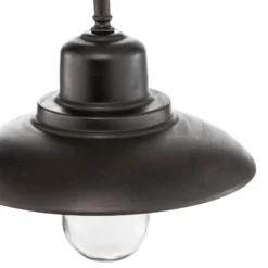 Außenwandlampe Patio, Messing brüniert, gebogen
