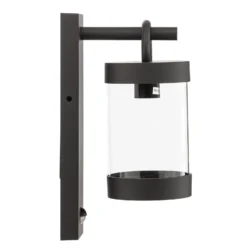 Außenwandlampe Sambesi, anthrazit, Sensor, Aluguss