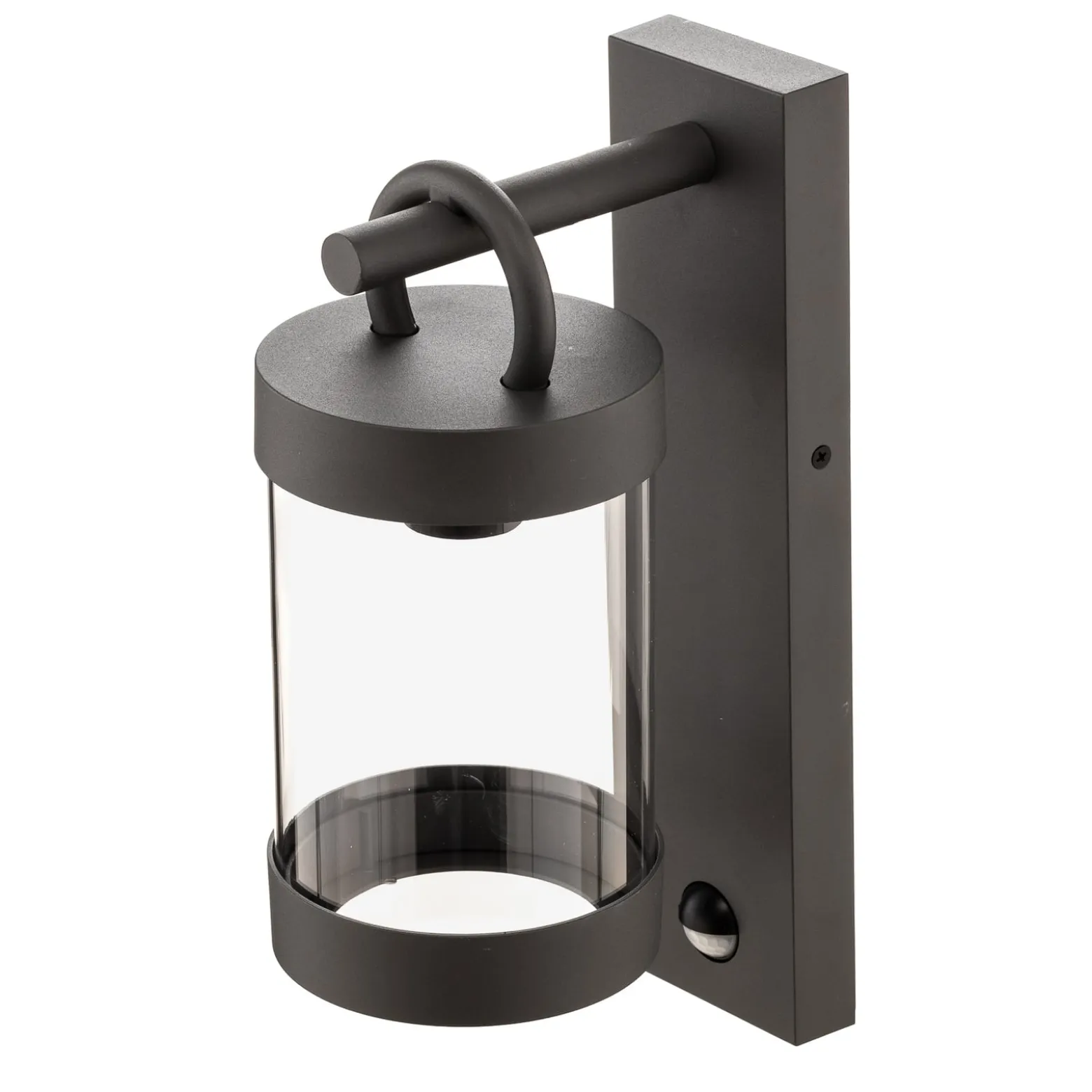 Außenwandlampe Sambesi, anthrazit, Sensor, Aluguss