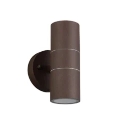 Außenwandlampe Turia, rostfarben, Höhe 16 cm, Metall