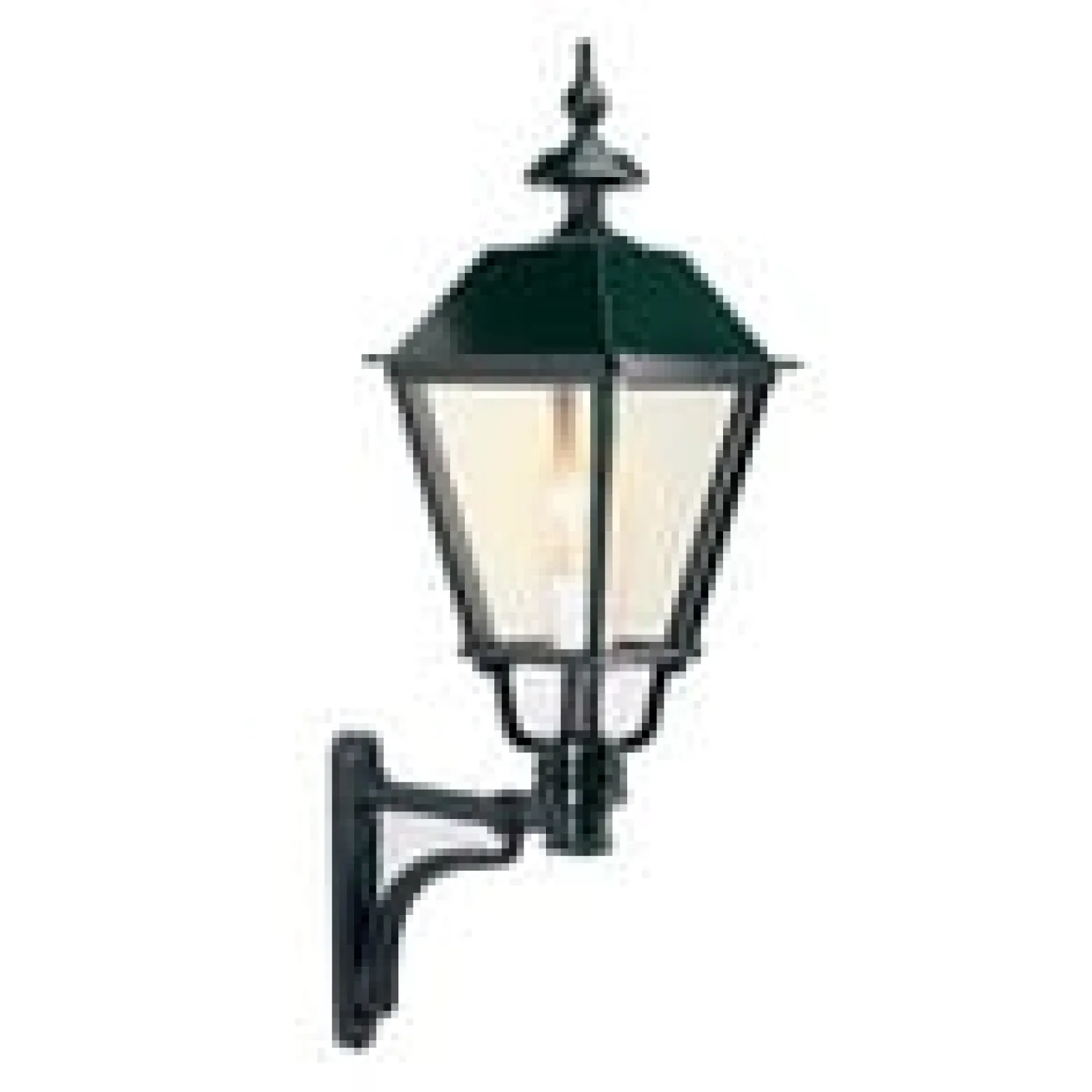 Außenwandleuchte Bergen, schwarz, Höhe 80 cm, Metall, IP44