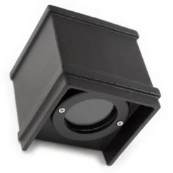 Außenwandleuchte Borgo aus Aluminium, schwarz