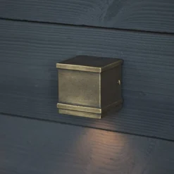 Außenwandleuchte Borgo aus Bronze