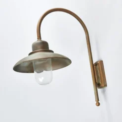 Außenwandleuchte Casale Höhe 60cm, messing antik