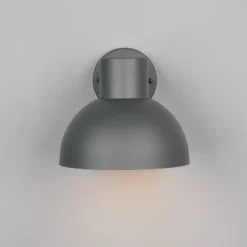 Außenwandleuchte ELBE, anthrazit, Ø 20 cm, Metall, IP44