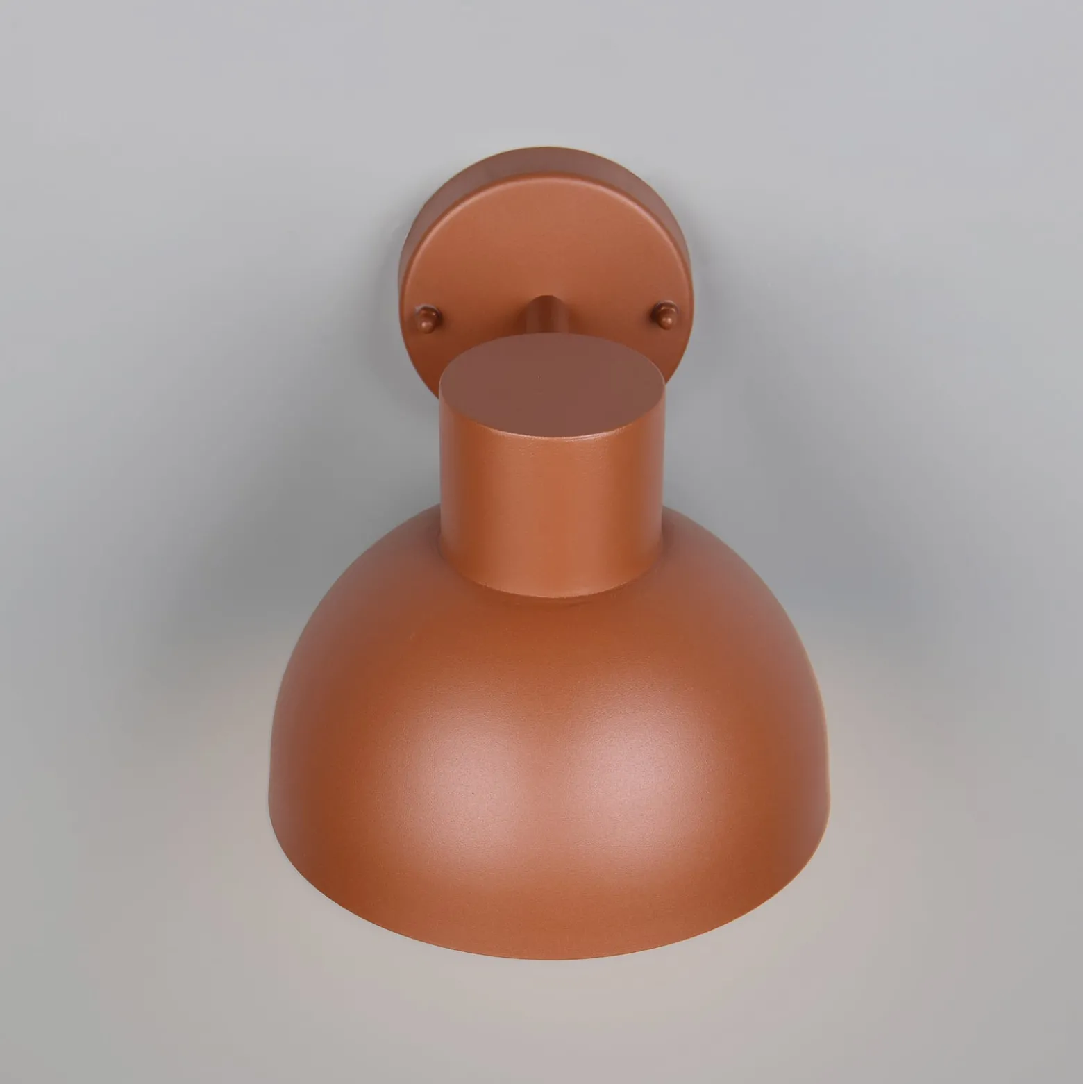 Außenwandleuchte Elbe, apricot, Aluminium-Druckguss, E27
