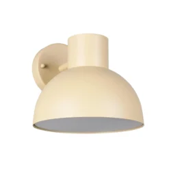 Außenwandleuchte Elbe, sandbeige, Aluminium-Druckguss, E27