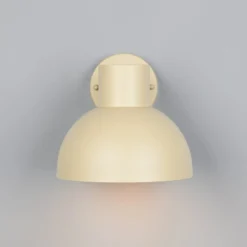 Außenwandleuchte Elbe, sandbeige, Aluminium-Druckguss, E27