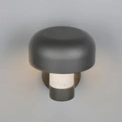 Außenwandleuchte Fraser Sensor grau/Betonoptik, Alu IP54 E27