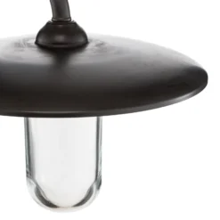 Außenwandleuchte Golfo Messing brüniert, Glas klar