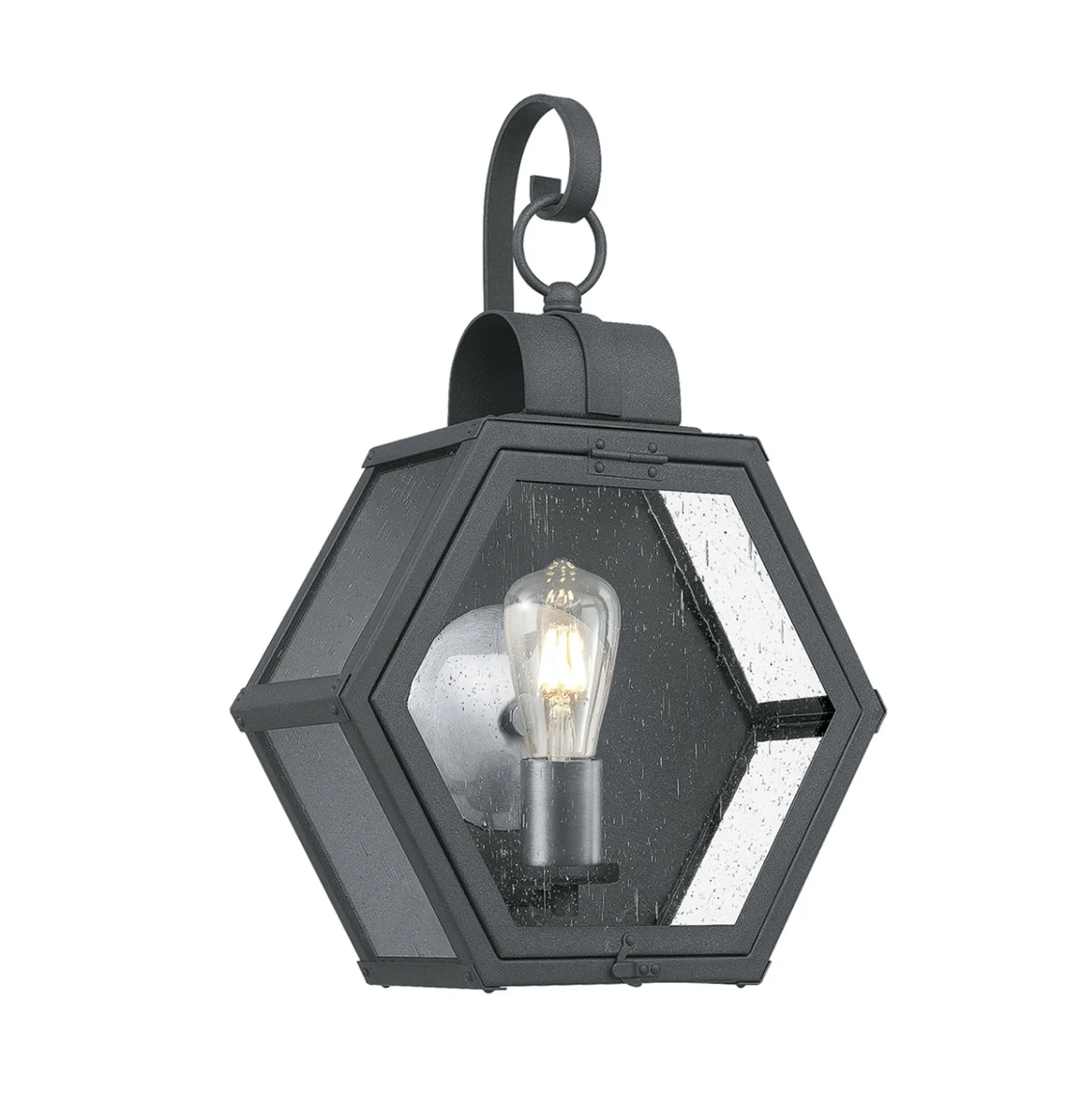 Außen-Wandleuchte Heath Breite 33,1 cm, schwarz