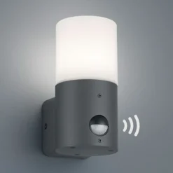Außenwandleuchte Hoosic 1fl. mit Sensor, anthrazit