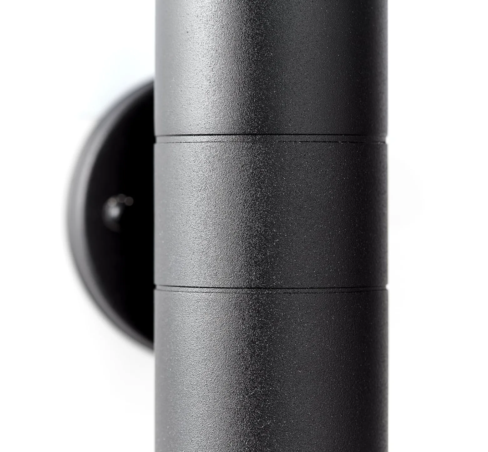Außenwandleuchte Jandy up/down, schwarz, Metall, Glas, GU10