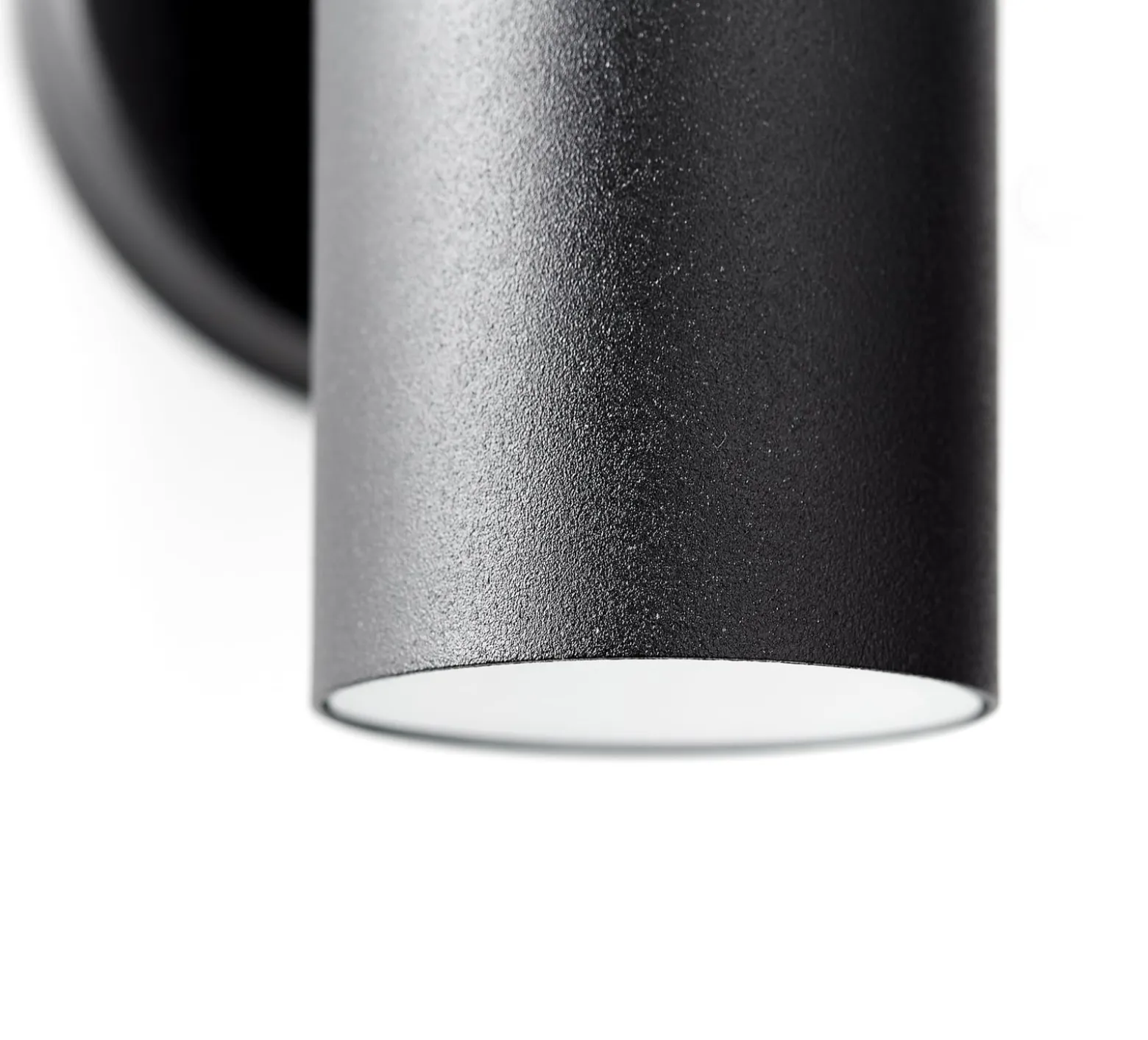 Außenwandleuchte Jandy up/down, schwarz, Metall, Glas, GU10