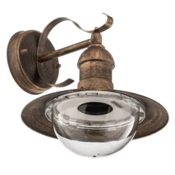 Außenwandleuchte Linda mit Vintage-Rost-Optik