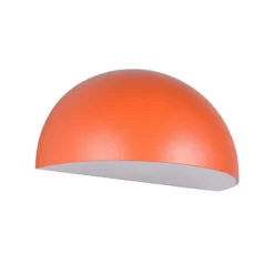 Außenwandleuchte Maas, apricot, Aluminium-Druckguss, E27