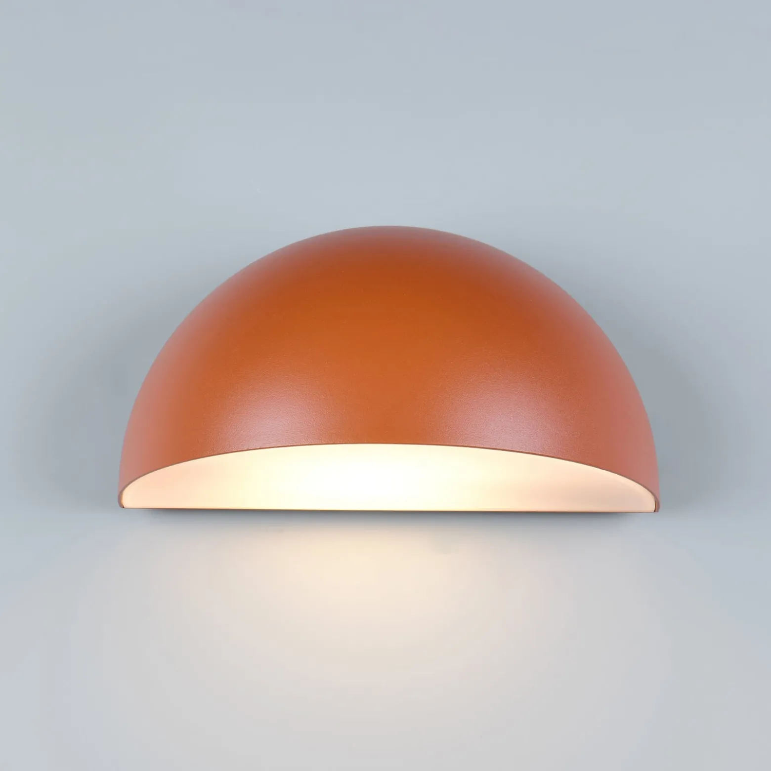 Außenwandleuchte Maas, apricot, Aluminium-Druckguss, E27