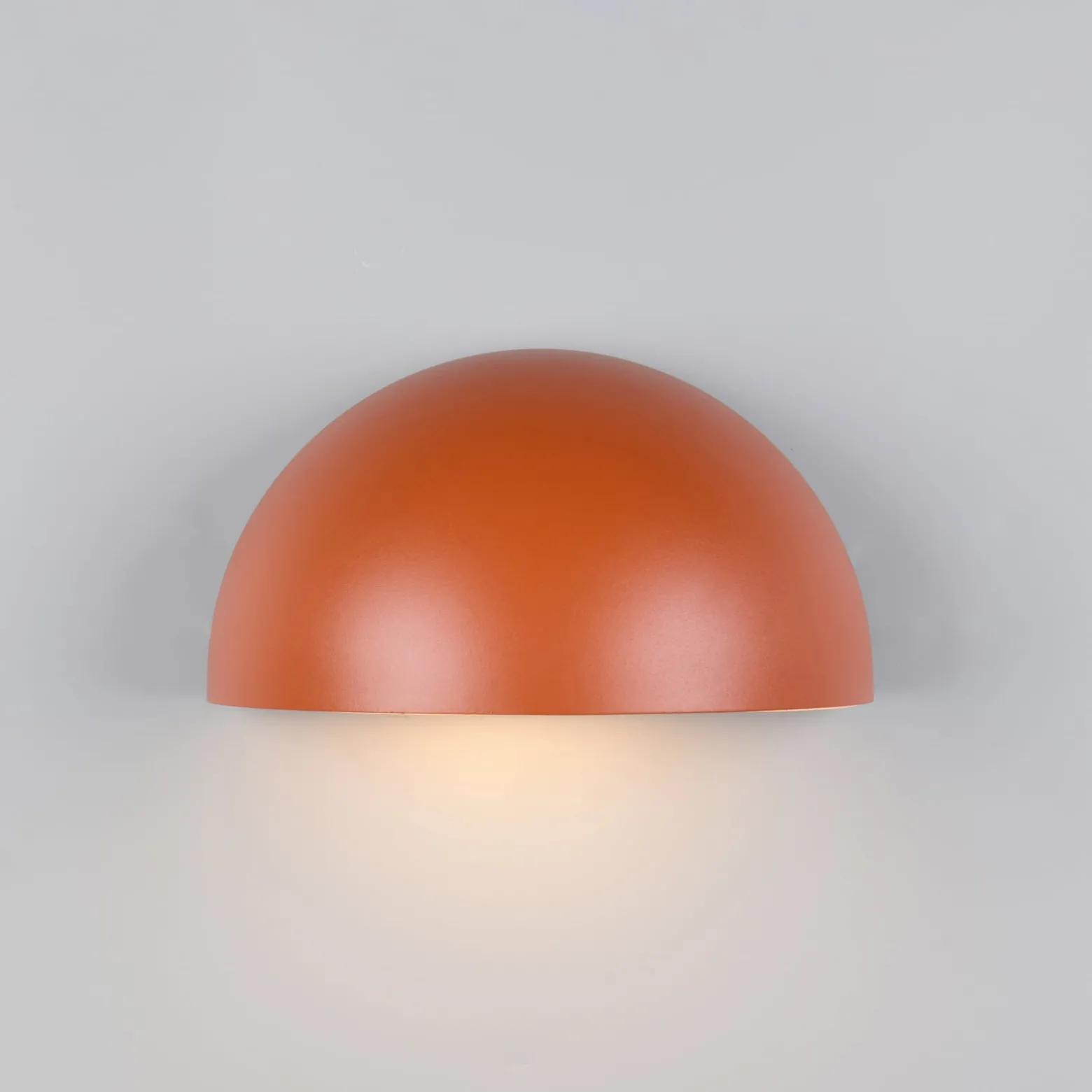 Außenwandleuchte Maas, apricot, Aluminium-Druckguss, E27