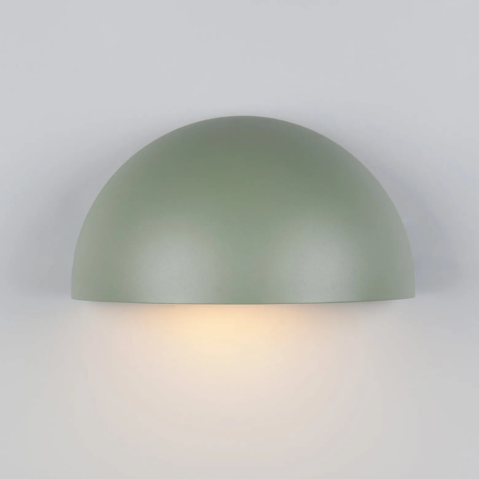 Außenwandleuchte MAAS, grün, Breite 27 cm, Metall, IP44