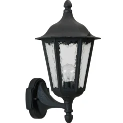 Außenwandleuchte 1818 stehend, schwarz