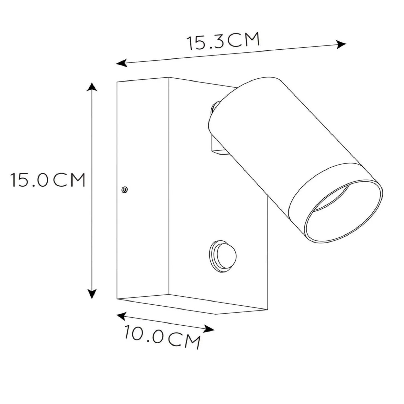 Außenwandstrahler Taylor Sensor, 1-flammig weiß